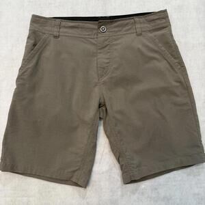 Kuhl Men's 33 Shift Amphibia Shorts Brown 9.25" Inseam Hiking Drawstring